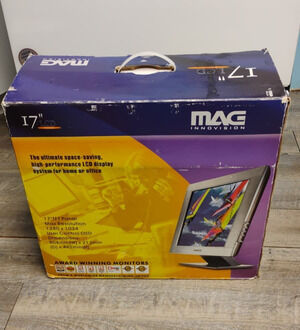 Vintage MAG 17" innovasion LT765s 1280x1024 Monitor pre-owned VGA May 2002